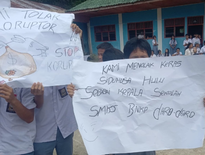 Dugaan Guru Gerakkan Siswa Tolak Kasek Baru, Polsek Lahusa Turun Tangan